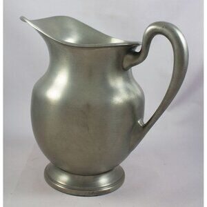 BRS Bernard Rice Sons Pewter Pitcher B215 8.5" Tall c. 1910
